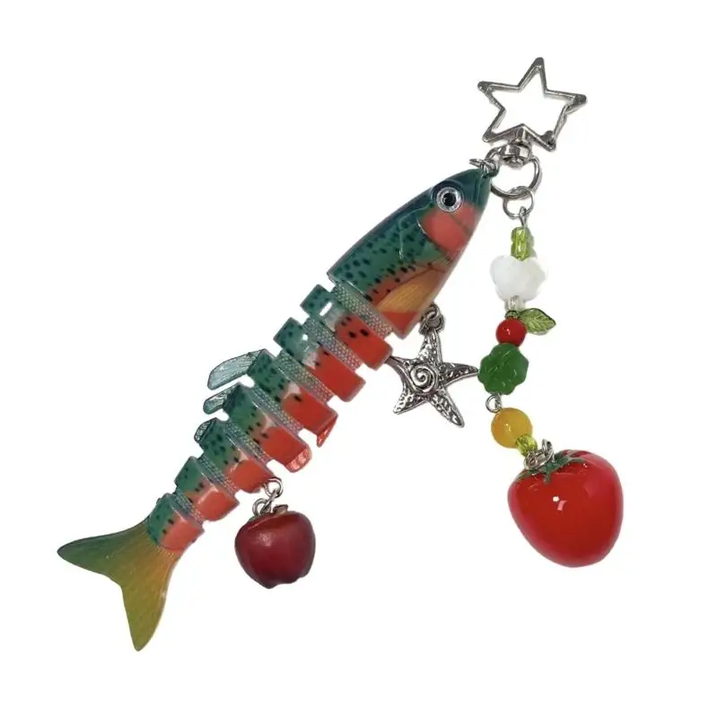 A52E Beweglicher Miniatur-Fischschlüsselaufsatz aus wasserdichtem Material für den Außenbereich – Detail 10