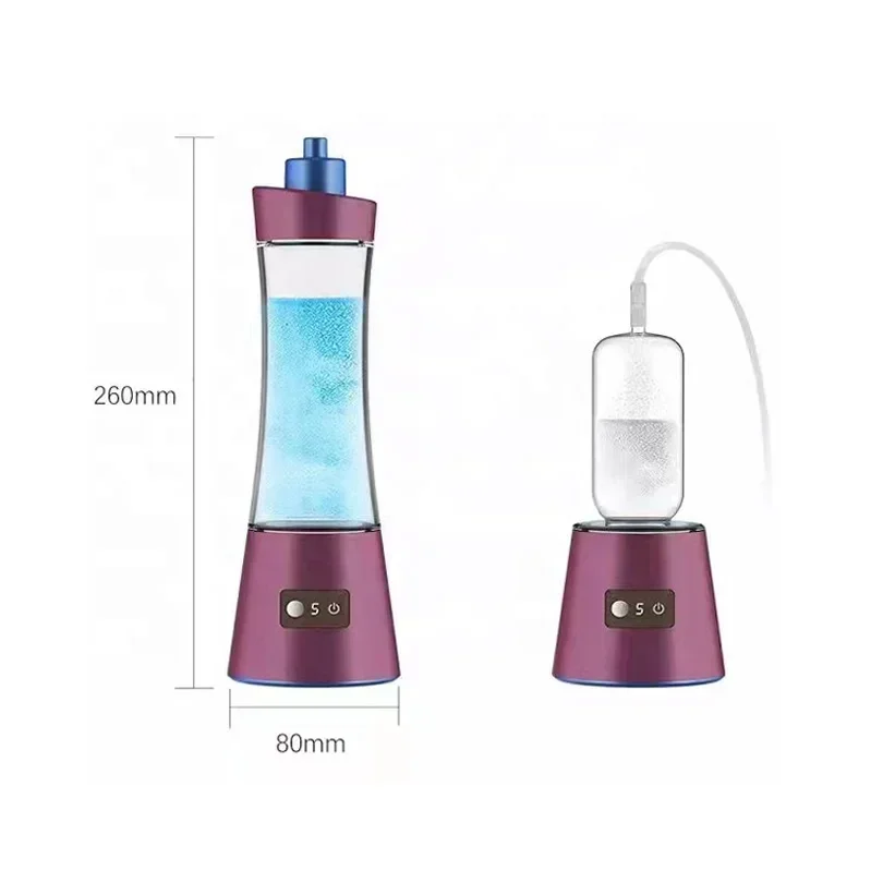 3000PPB H2 Cup Water Ionizer Rechargeable Hydrogen Water Bottle SPE PEM Inhaler Machine Hydrogen Water Generator Hot sales