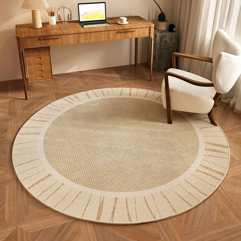 

Living room carpet Japanese simple round bedroom room bedside soft rug coffee table cloakroom leisure area mats Alfombra 주방 카펫