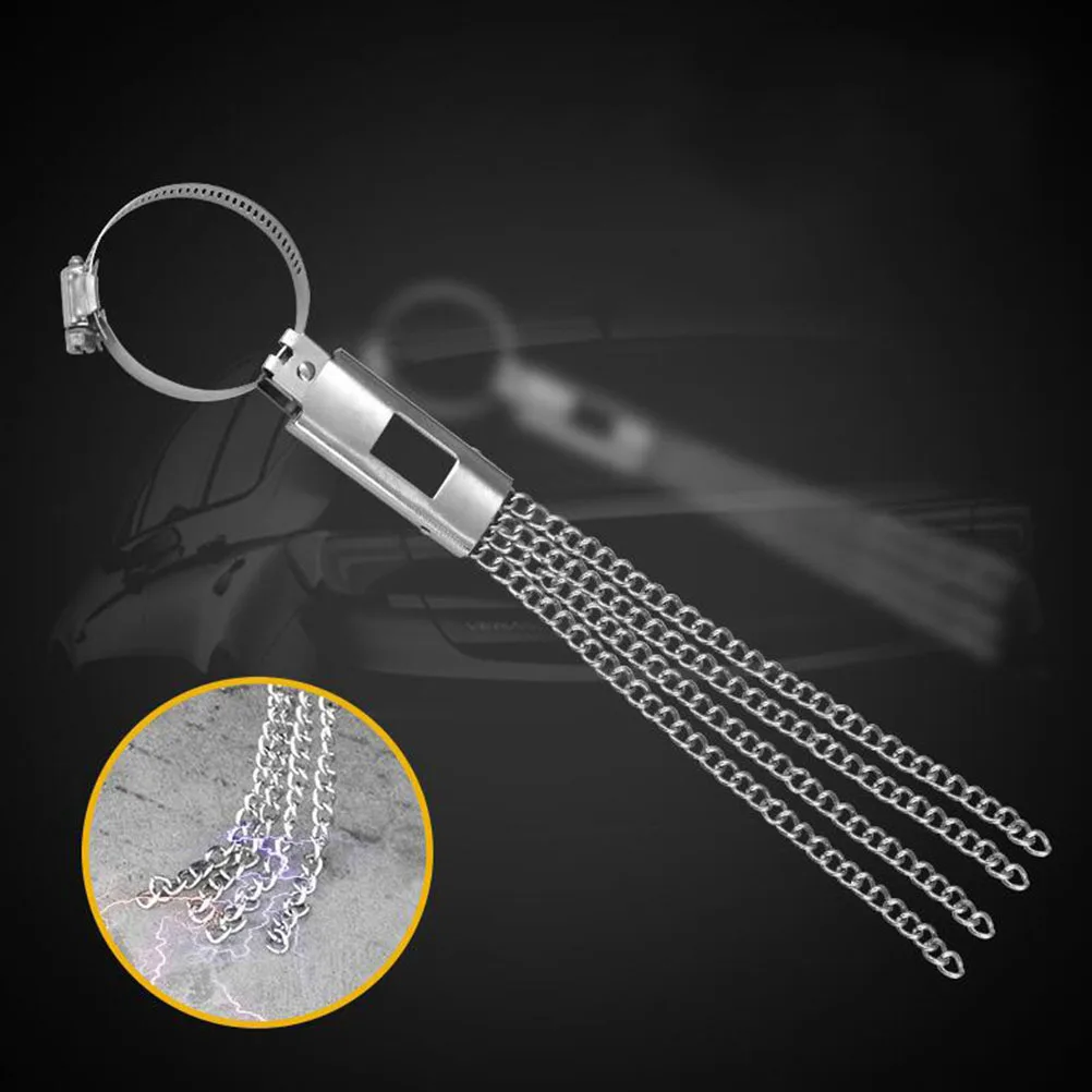 

Car Anti Static Strap 33cm Electrostatic Belt Grounding Strip Discharger Hanging Type Static Pure Metal Durable