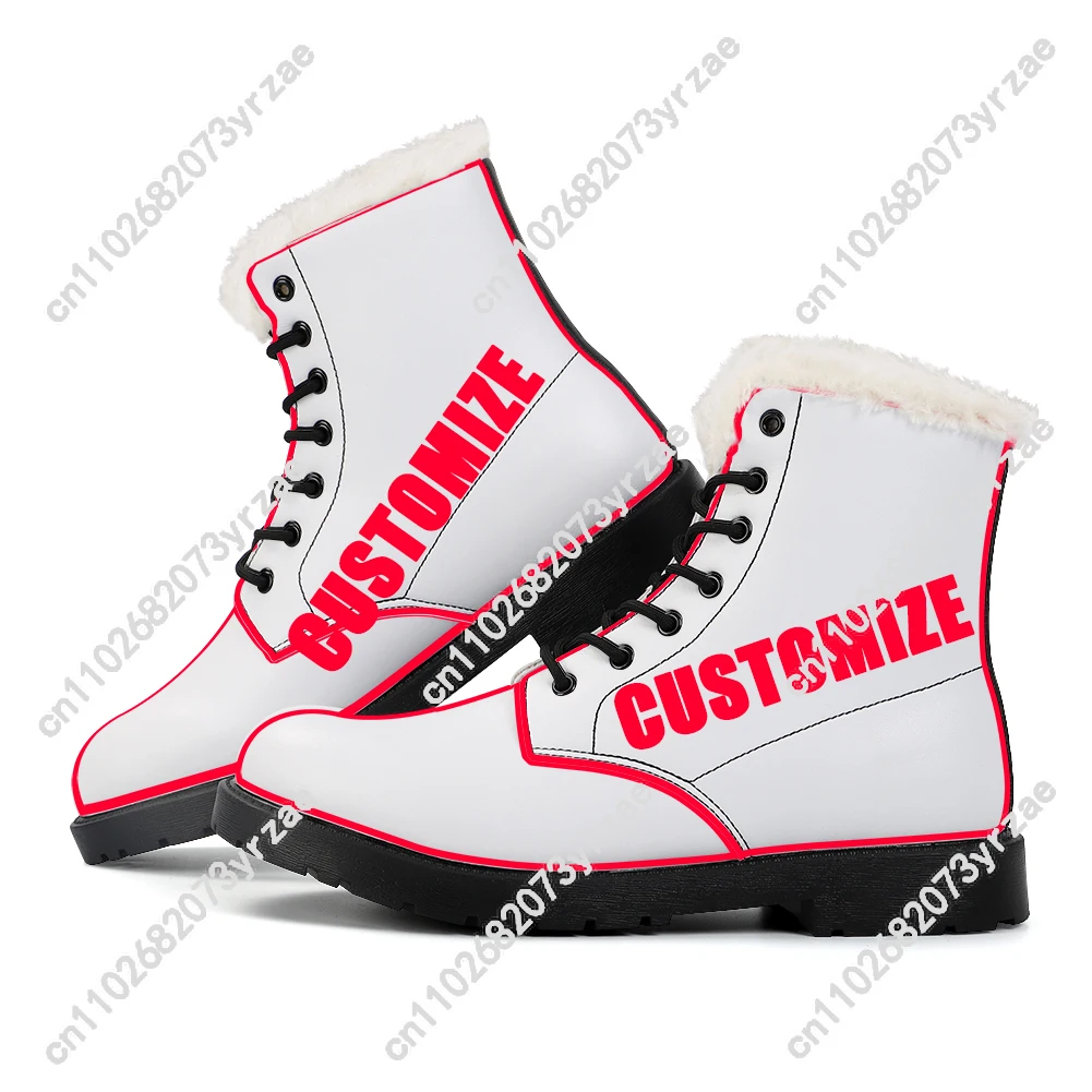 Star Trek Into Darkness Plush Boot Men Women Teenager Casual Shoe Outdoor Warm Boot High Quality Fashion Pattern Customize Shoes