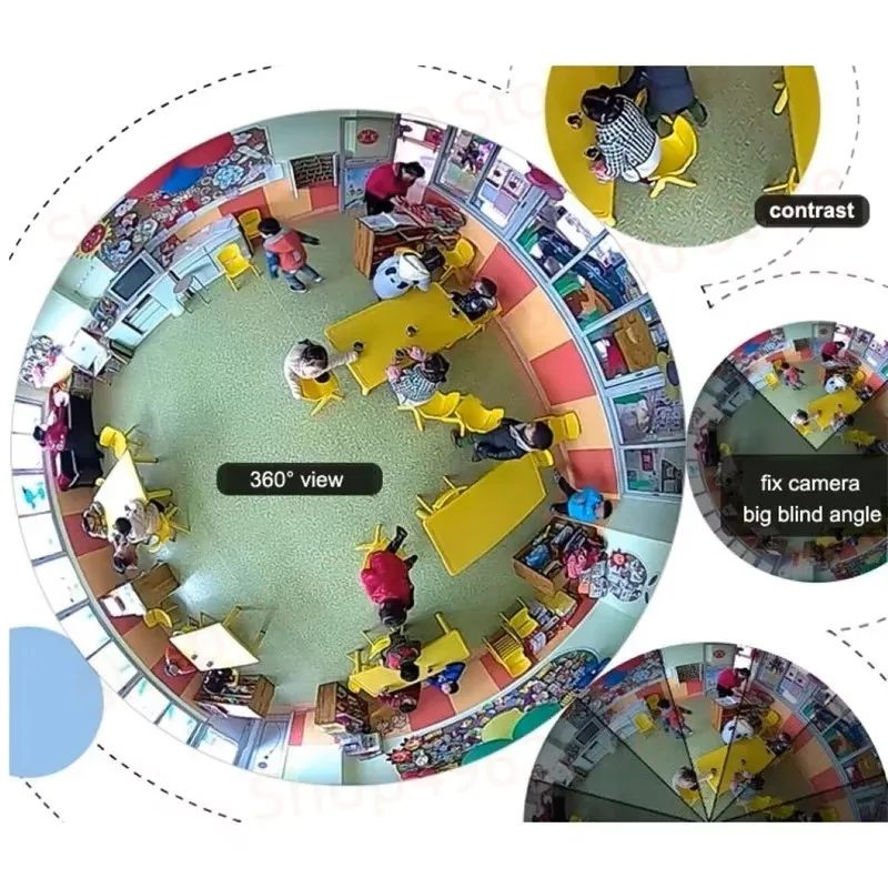 Mini telecamera Wifi 1080P HD Smart Home Security per interni 360 ° Telecamera micro invisibile per sorveglianza CCTV intelligente remota vocale panoramica