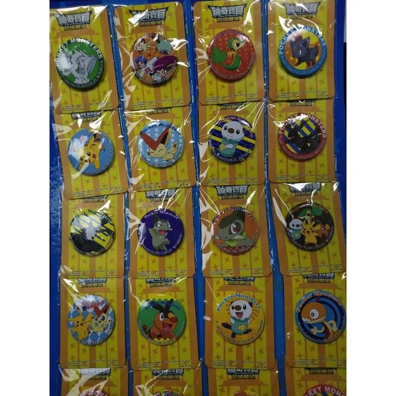 Pokemon Figure Pocket Monsters Articuno Squirtle Pikachu Charmander Zapdos Mewtwo Badge Chilldren Collection Toy