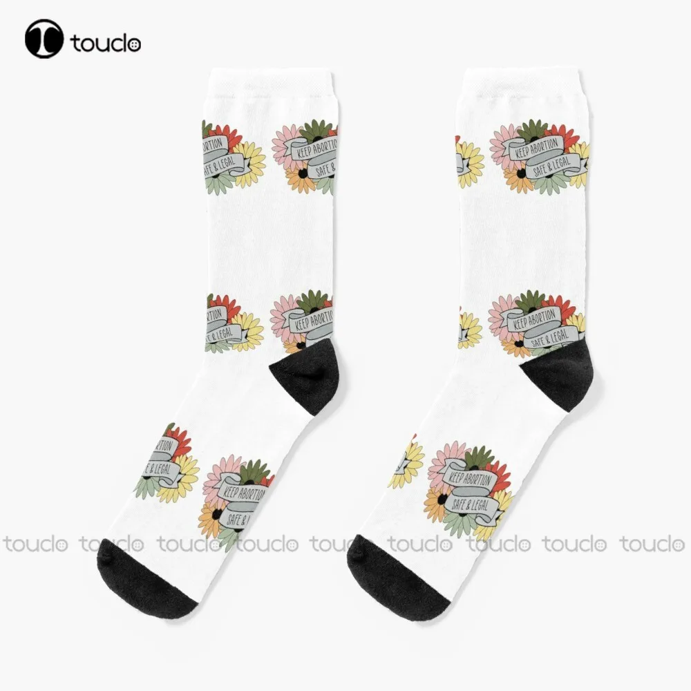 Keep Abortion Safe & Legal Socks White Men'S Socks Unisex Adult Teen Youth Socks Design Cute Socks  Creative Funny Socks