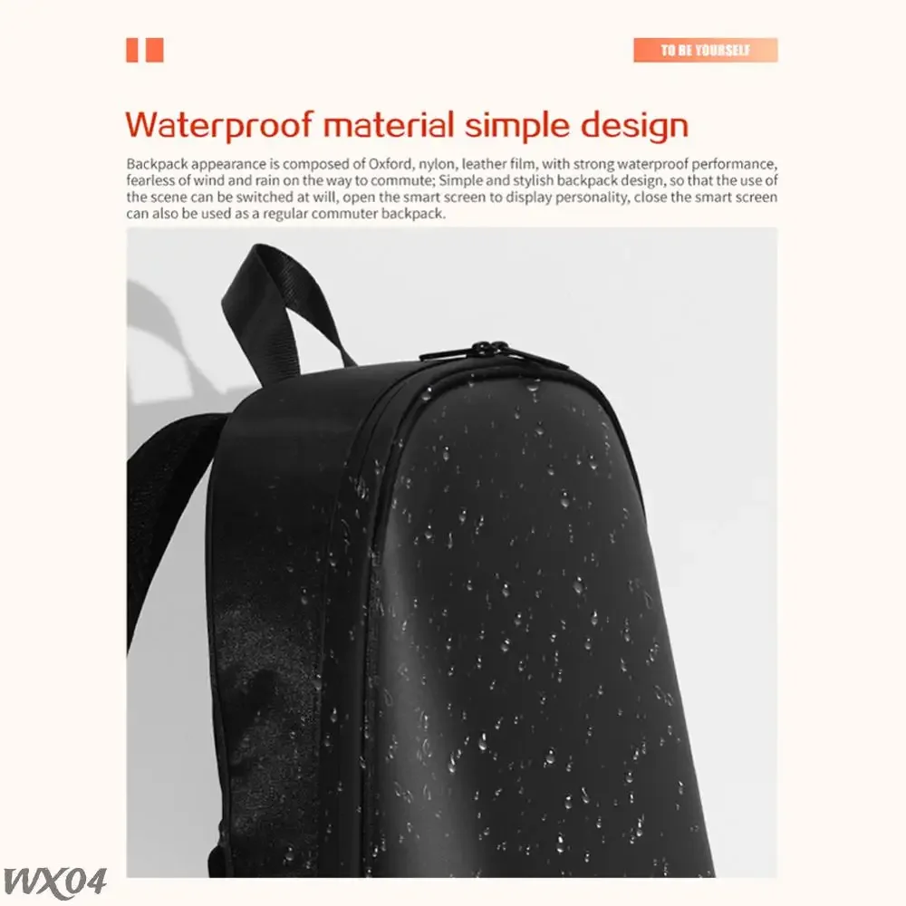 Светодиодный рекламный рюкзак с управлением через приложение, рекламная деловая сумка, уличная сумка с пиксельным экраном для путешествий на открытом воздухе