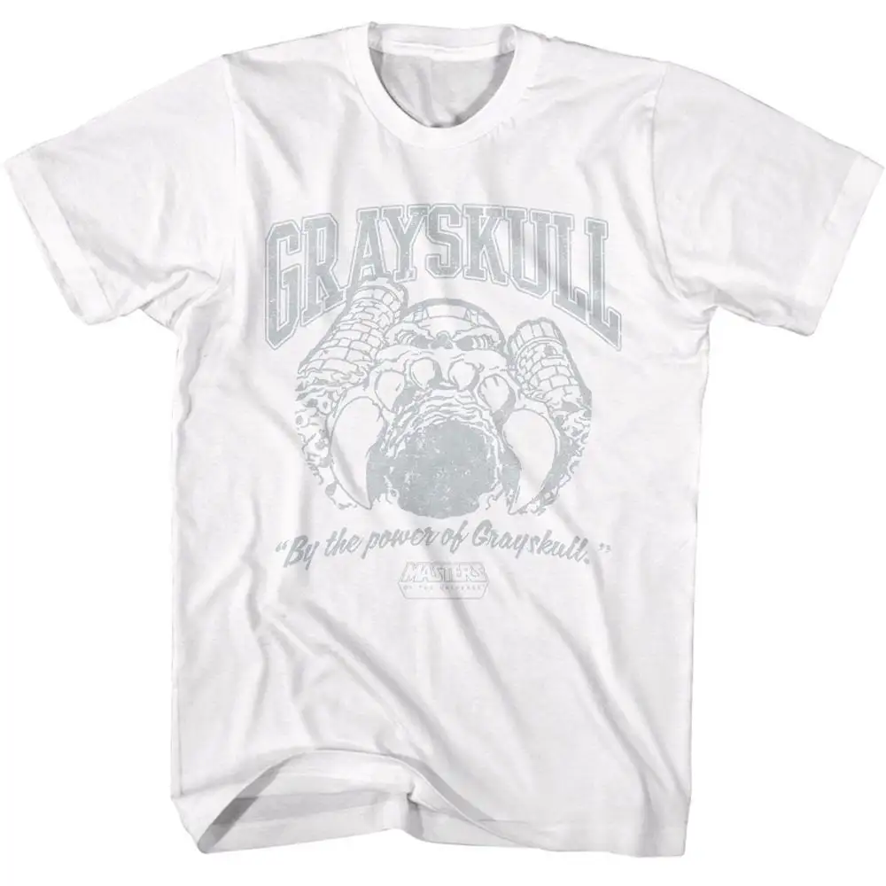 Masters Of The Universe Grayskull Collegiate White T Shirt