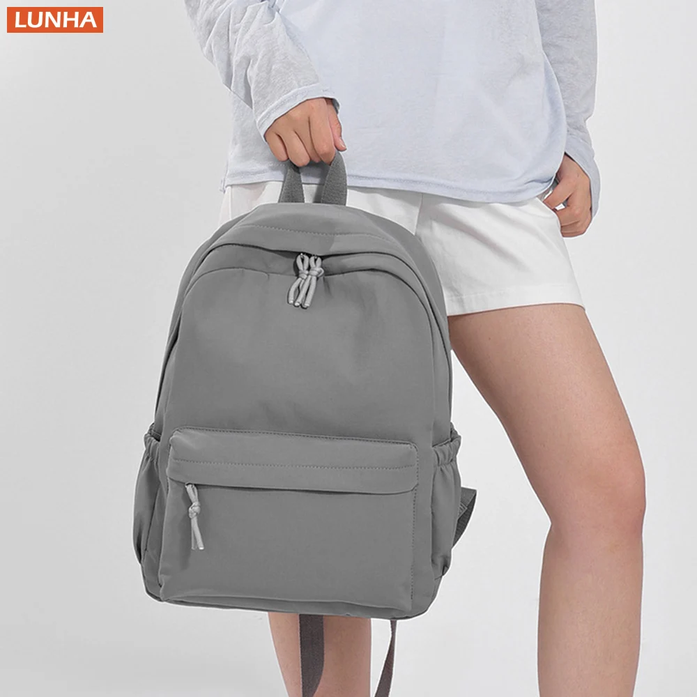Women Waterproof Nylon Backpack Small Lightweight Daypack for Travel School Commute Outdoor Activities 14 Inch Laptop Bag