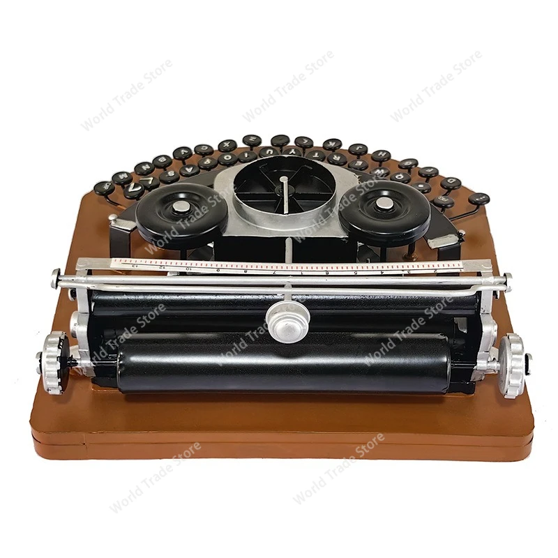 

Industrial-style retro typewriter prop model decorative display, window display photography, old-fashioned metal handicrafts