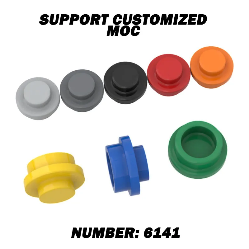 

Строительные блоки MOC, 50 г, 4073, круглая пластина 1x1 в горошек, фигурки «сделай сам», лампы, кирпичи, совместимые с 6141 15570, строительными игрушками