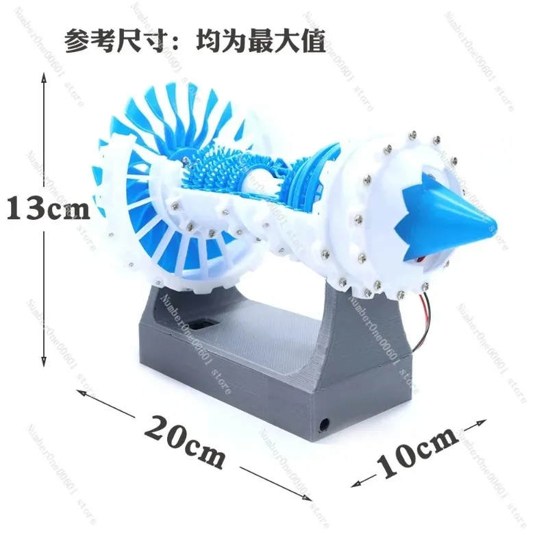 Aircraft Jet Turbine Engine 3D Printing Model Technology Teaching Materials