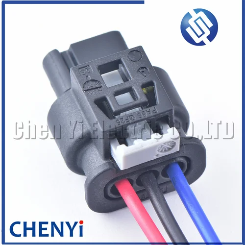 Imagen 2 del producto Conector de cable automotriz impermeable automático de 3 pines, enchufe del sensor del árbol de levas del radar de marcha atrás, cola de cerdo 805-121-521 7615490 -03 Para BMW VW