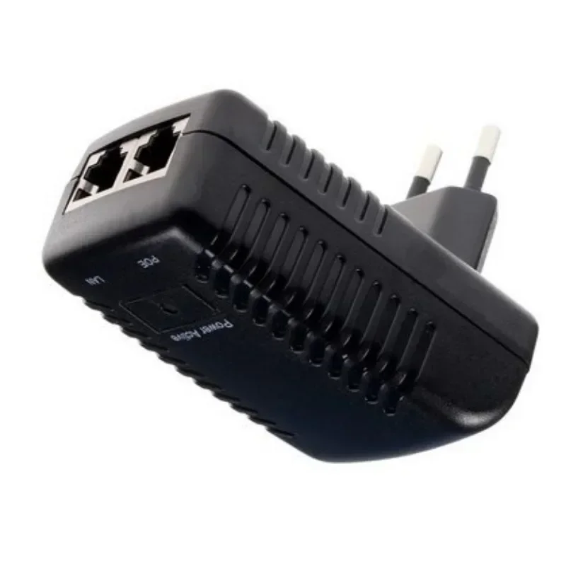 Fonte de alimentação poe dc48v 0,5a 24w, divisor injetor para câmera ip cctv, adaptador de interruptor ethernet, fonte de alimentação de ponte de monitoramento