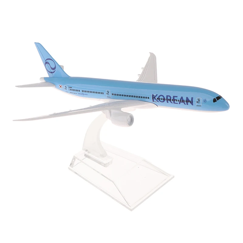 

16CM Alloy Airplane Model Korean 787 Alloy Diecast Airplane Model Toy Static Model Set For Collection Children Kids Gift Toys