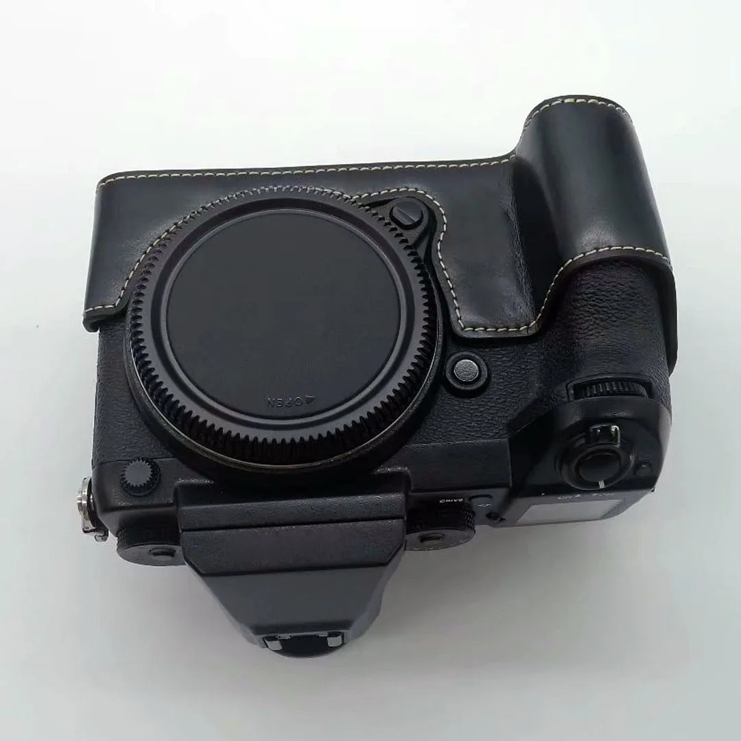 Кожаный получехол для камеры Fuji GFX 50S gfx50s, защитная ручка FUJIFILM