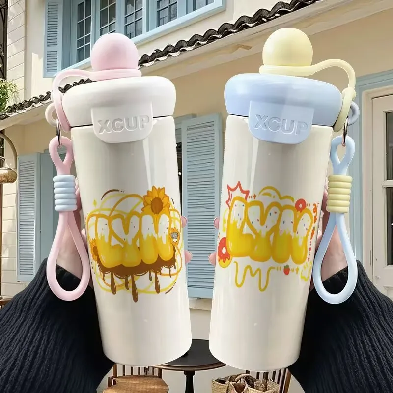 

Liu Yuning поддерживает периферийные плавающие шариковые соломинки из нержавеющей стали, изолированные чашки, портативные кофейные чашки большой вместимости,