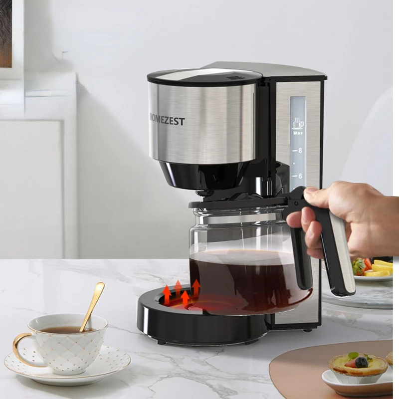 Coffee Machine Household Small Automatic American Drip Type All-in-One Machine Coffee Percolator Freshly Ground Timemore Nano