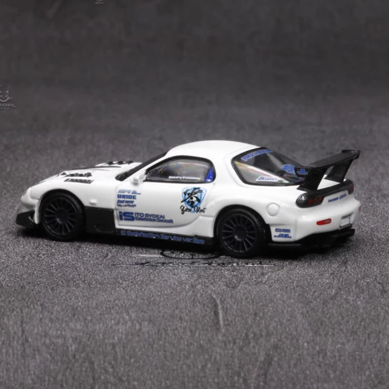 MINIGT 1:64 RX7 FD3S RE 아메미야 합금 자동차 모델 개조 버전 정적 수집 장식용 휴일 선물 장난감