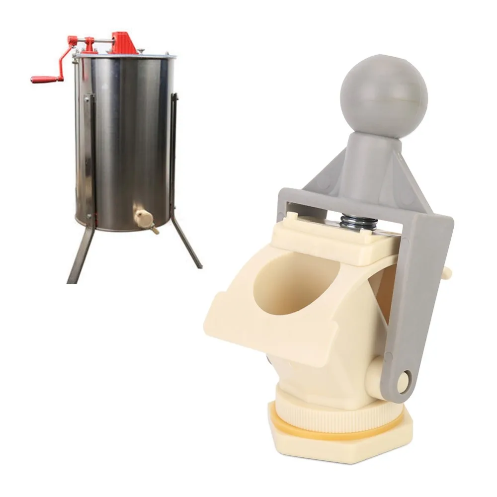 Plastic Honey Gate Valve Gray Adjustable Honey Tap Valve Good Sealing Ergonomic Ball Handle Honey Bottling Valve Beekeeping