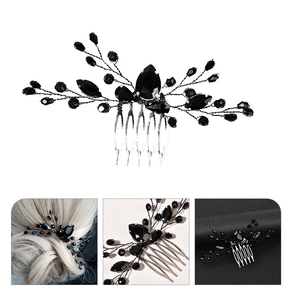 

Bridal Headwear Rhinestone Hairpin Crystals Floral Pattern Elegant Bride Hair Accessories for Wedding Party Noble Event Use