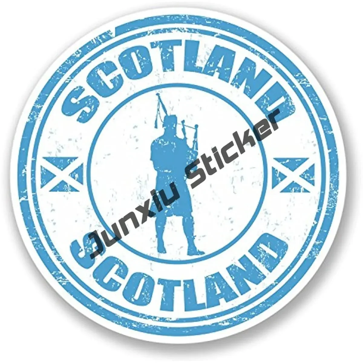 Scottish Flag Sticker Made with Durable Waterproof Materials Creativity SCOTLAND Red Lion Shield Scottish Decal Car Accessories