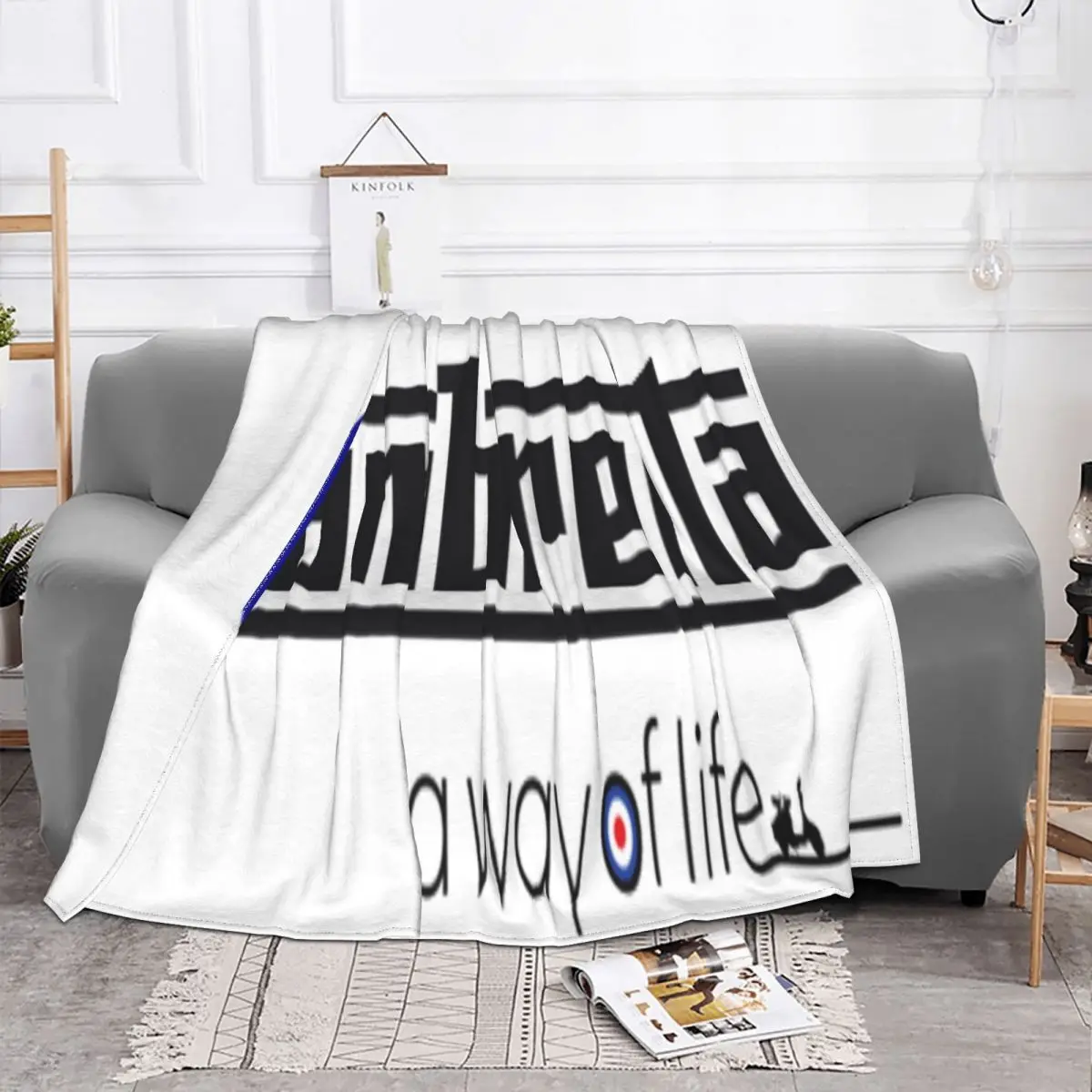 Lambretta 1777 Anime Quilt For Bed Custom Blanket Personalized Throw Blanket