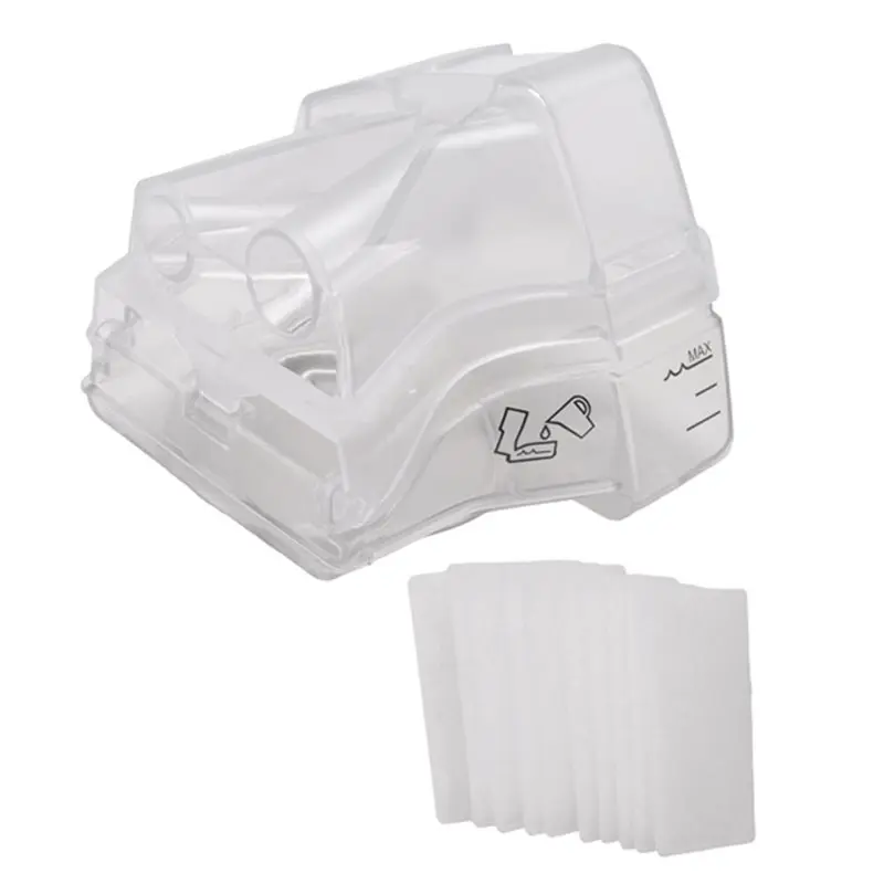 ABHU Chamber For Resmed Airsense 10/Aircurve 10 380Ml Water Tub Replacement With Filters CPAP Water Tank Accessories