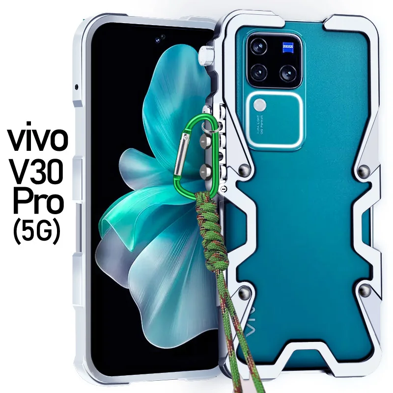 Armor Screw Metal Bumper Aluminum Frame Case Shockproof Cover For VIVO V40 SE T3 V30 Pro 5G V30 Lite 4G V30 Lite Me 5G