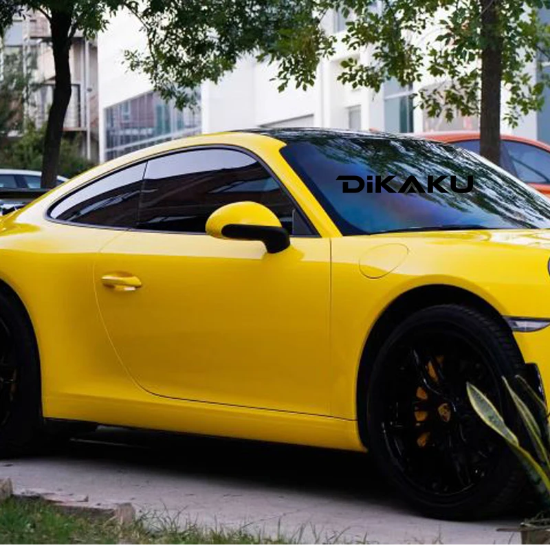 

Highest Quality Super Glossy Crystal Yellow Vinyl Wrap Foil With Air Free Bubble For Vehicle And Motorcycle