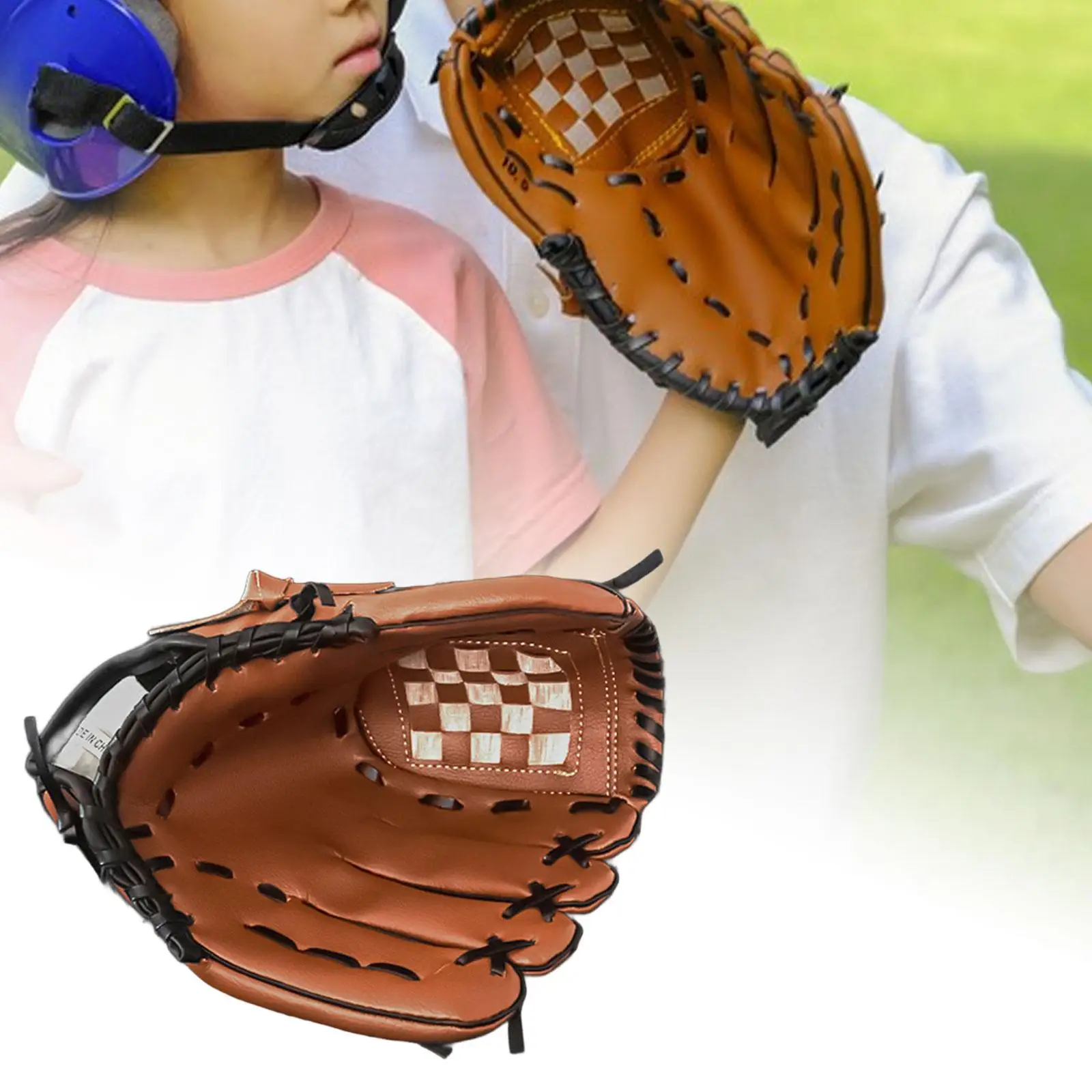 Baseball Fielding Glove Mitt Softball Equipment for Youth Adult Women Left Right Training Outfielders Practice