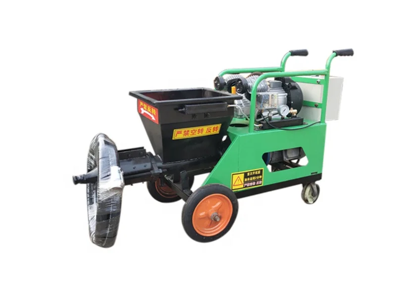 Mortar Spraying Machine Grout Pump Plaster Pump Concrete Pump Electric Automatic for Foundation Grouting and Base Stabilization
