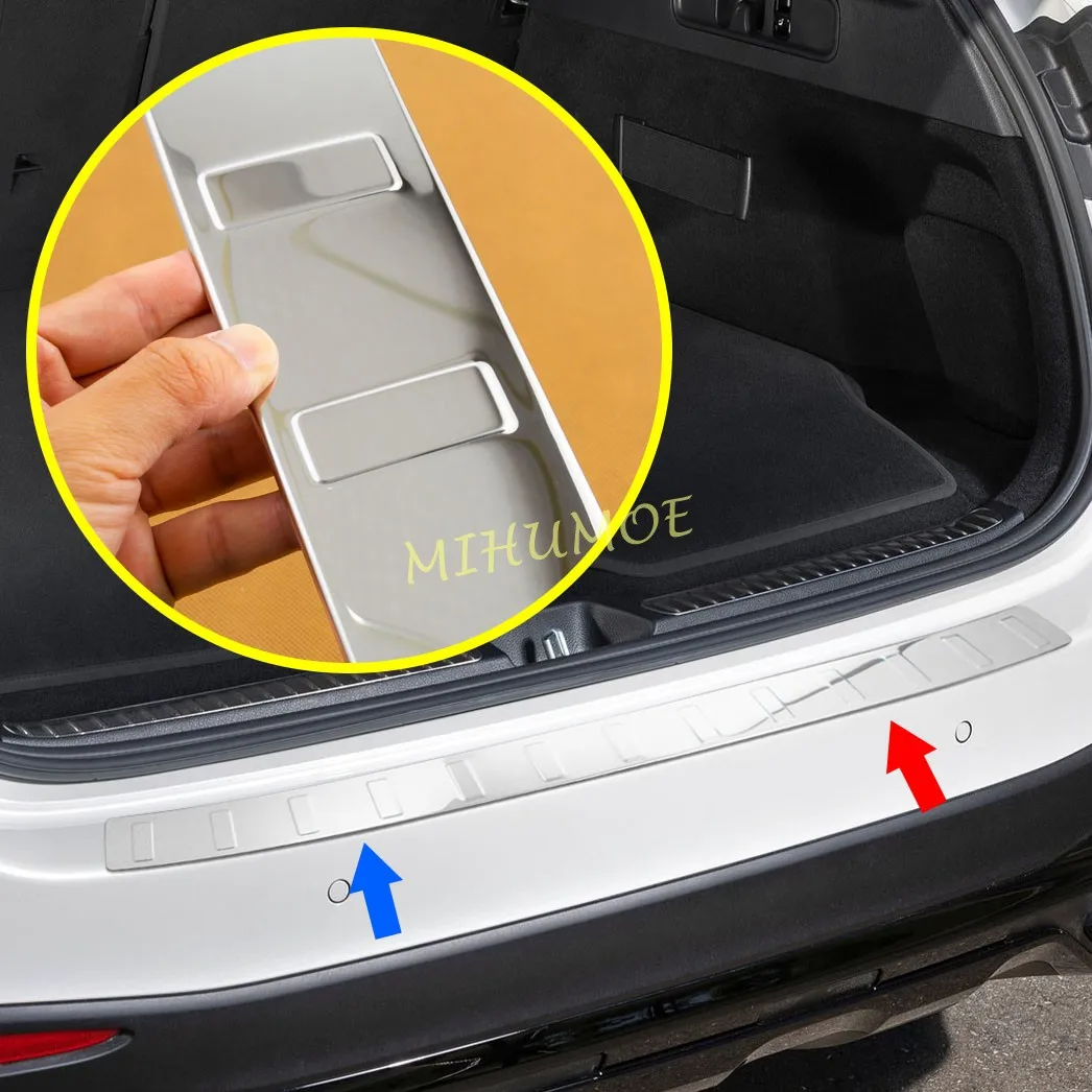 

Rear Bumper Protector Trunk Sill Cover For Mercedes Benz GLC200 GLC300 SUV X254 2023-2025 Stainless Steel Accessories