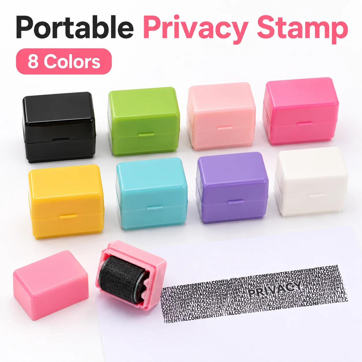 Theft Protection Roller Stamp for Privacy Confidential Data Guard Your Security Stamp Roller Privacy Seal Roller Theft Protect