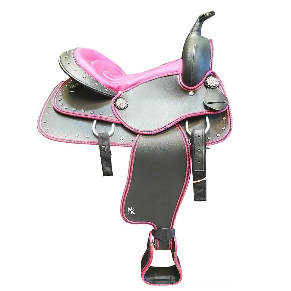 

Comfortable Leather Western Ranch Riding Saddle New Design Off Road Riding Equestrian Gear from Direct Manufacturer
