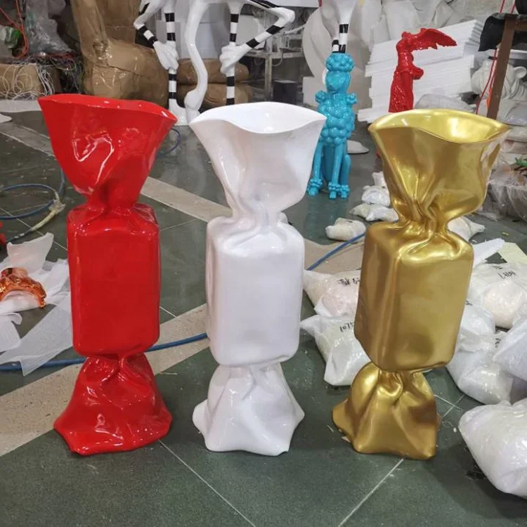 Modern Pop Art Accessories Fiberglass Candy Sculpture