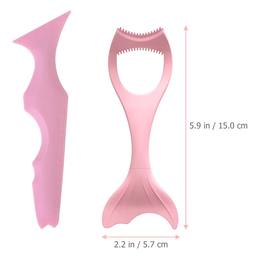 2 Stuks Siliconen Eyeliner Stencils Flexibele Herbruikbare Make-Up Gids Tool Wenkbrauw Mascara Eyeliner Aid Mascara Tekening Aids