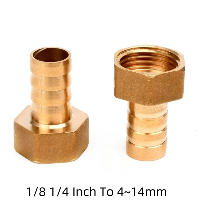 

1/8 1/4 Inch Female Thread Pagoda Connector Garden Irrigation Pipe Hose Adapters Brass Water Hose Joint Barb Pneumatic Connector