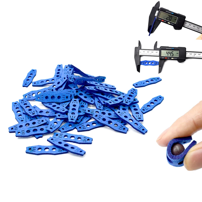 

30/60 шт. 2 мм кожаный чехол из микрофибры для рогатки плоский резиновый кожаный карман для рогатки Шумопоглощающие кожаные карманы