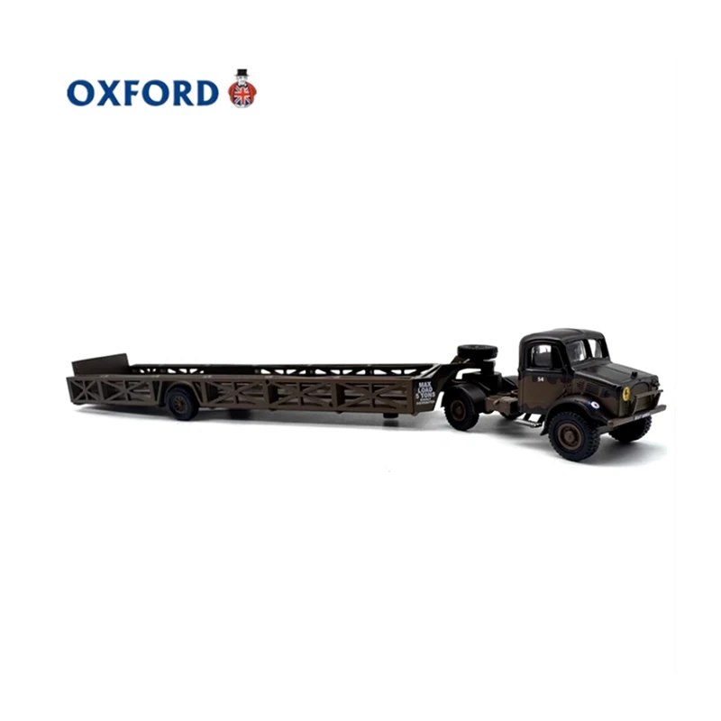 OXFORD Diecast in scala 1:76 in lega militare rimorchio semi-rimorchio modello di camion prodotto finito giocattolo di simulazione modello statico display