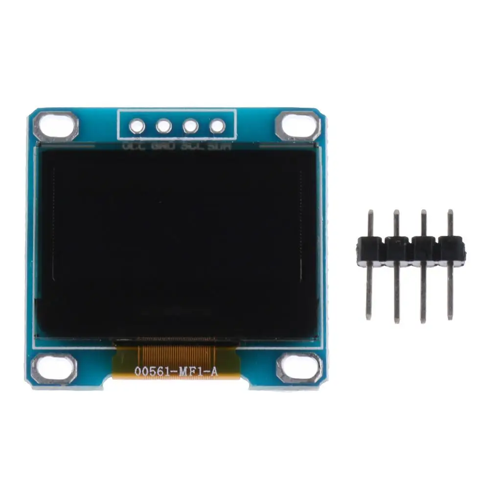 0.96인치 화면 128 x 64 OLED LED LCD 디스플레이 모듈 노란색 파란색용