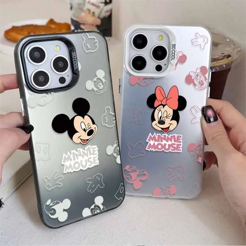 Case for Samsung Galaxy A55 A35 A25 A15 A05 A05S 5G A13 A23 A12 A22 A32 A52 A52S A72 A51 A71 4G Disney Mickey Minnie Mouse Phone