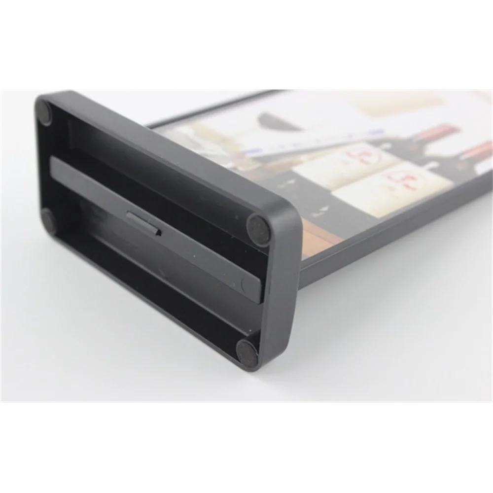 Uhoo Double Size Sign Holder Label Tag Fram T Table Desktop Signage Stand Poster Banner Frame Advertising Display Rack Pop