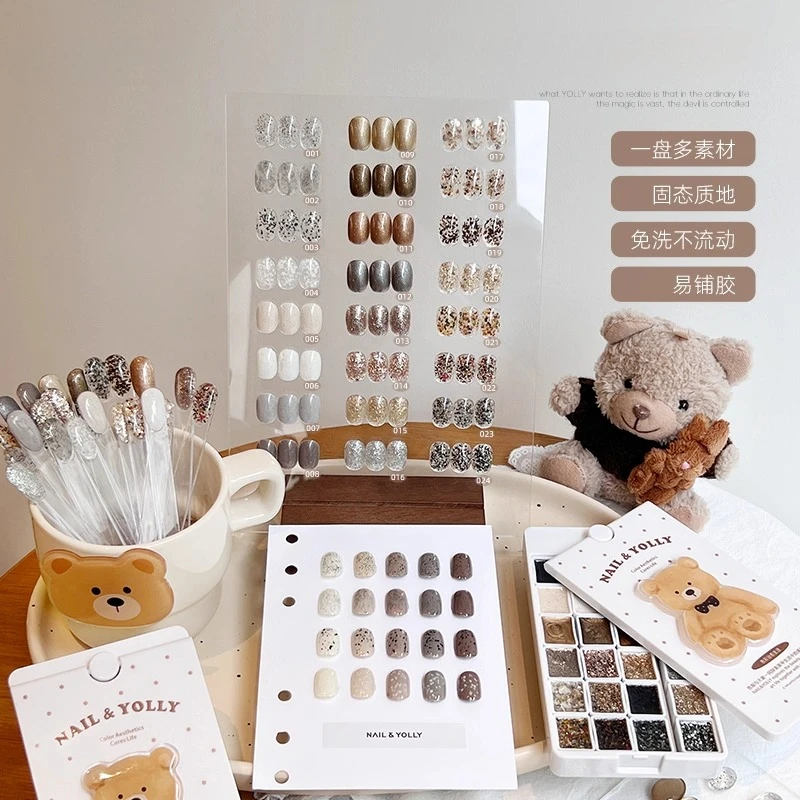 18 Kleuren Pat Schilderen Gel Nagel 4 In 1 Semi Permanente Losweken UV LED Nagels Gel Vernissen Gebruikt voor Gradiënt Stempelen Patroon
