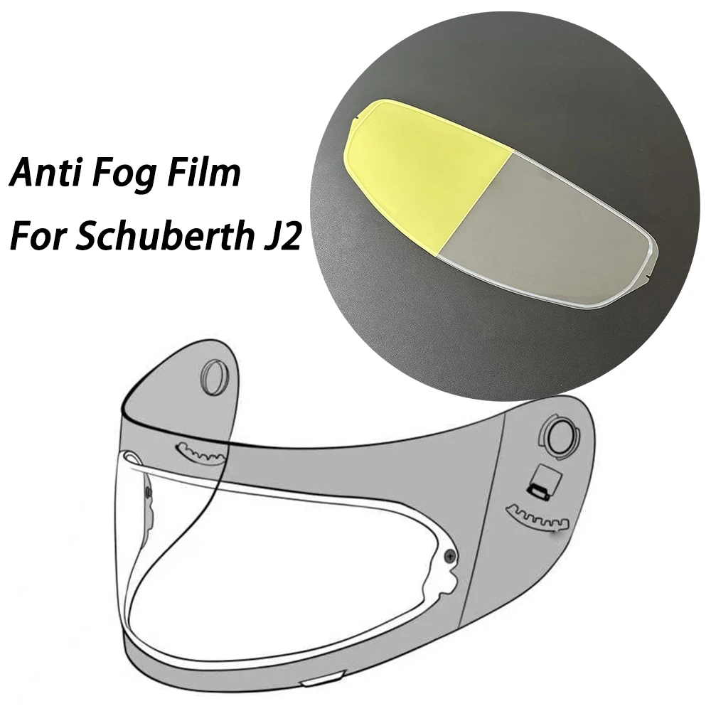 Motorcycle Helmet Visor Anti Fog Film For Schuberth J2 Anti-fog Insert Sticker