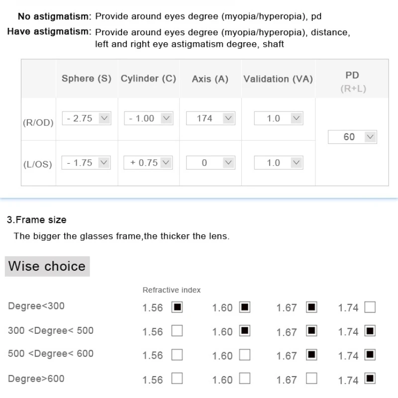 MCYFC Optical Lens Progressive Multi-focus Myopia Presbyopia Scratch-resistant Aspheric Surface Lenses1 Pair Resin Lens