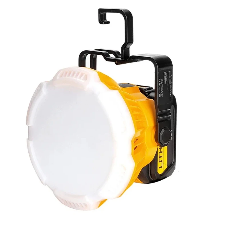 

B28C-24W 2400LM Светодиодный рабочий фонарь портативный с крючком для батарей 18 В