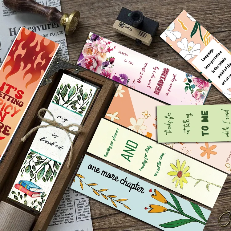 30PCS Read Book Bookmarks Personalized Living Room Supply Graffiti Durable library Living Room Harajuku Durable Bookmark