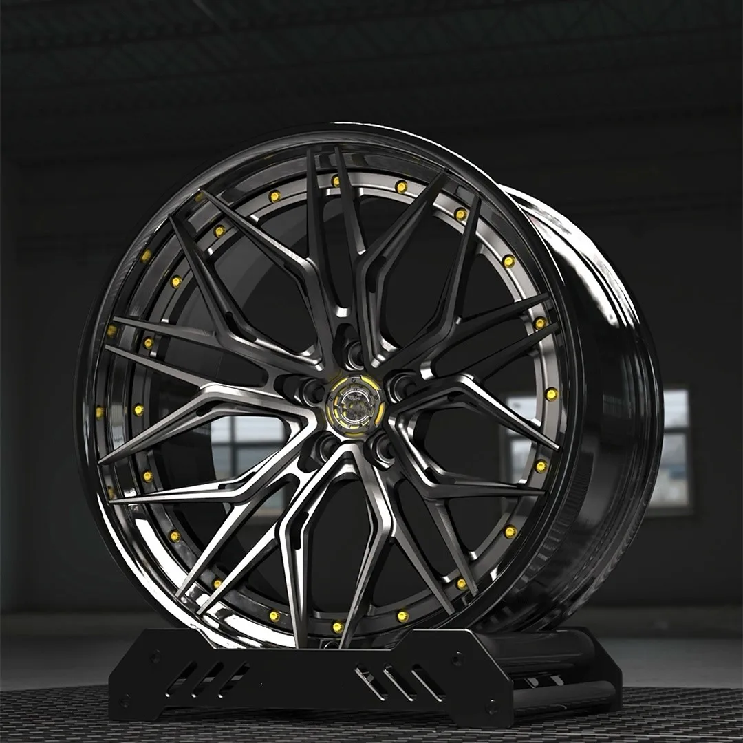 LSGZL Forged Wrapped Carbon Fiber 5x130 5x114.3 5x112 Rim 17-26 Inch Wheel Concave Deep Dish Sport Car Wheel for  BMW audi