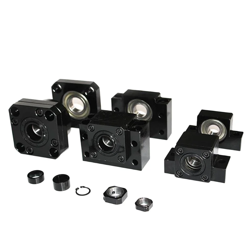 Ball Screw Nut Seat 1605-3210 Steel Milled Thread Customizable Length New Condition Core Bearing Gear Motor Linear Guide Engine