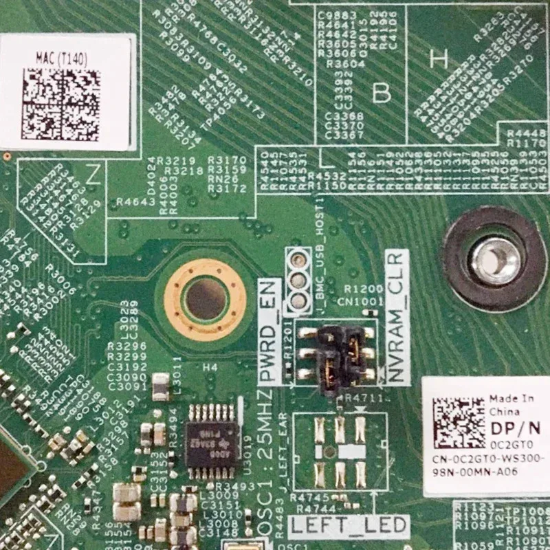 CN-0C2GT0 For Dell PowerEdge T140 Motherboard 17086-1 0C2GT0 C2GT0 DDR4 Mainboard 100% Tested Fully Work TAN