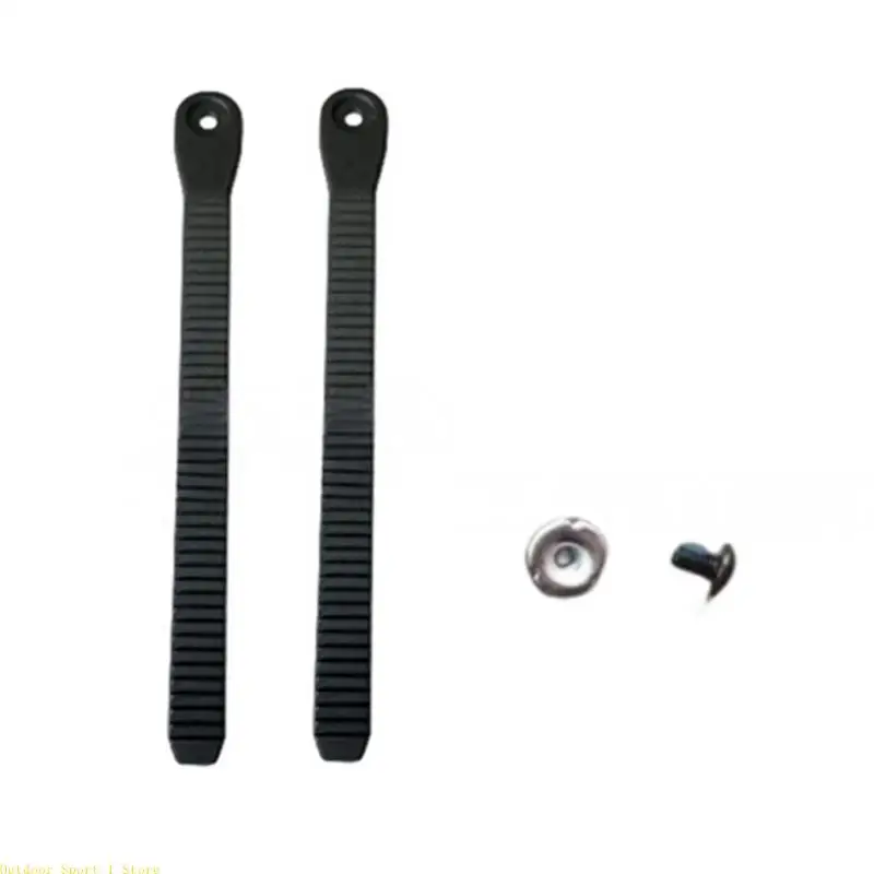 A0KA Plastic Highly Elastic Snowboard Binding Ladder Straps Easy to Install